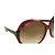 Tod's TO 30 69F Gafas de sol gradientes extragrandes para mujer con montura redonda roja burdeos - vista 7