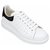Alexander Mcqueen Larry Sneaker Branco Couro Bezerro-como bezerro  ref.318571
