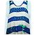 Tsumori Chisato Vestido recto de verano con estampado azul - vista 5