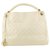 Louis Vuitton Elfenbein Neige Monogram Empreinte Leather Artsy MM Hobo Bag Leder  ref.318926