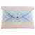 Louis Vuitton Pink Tie Dye Monogramm Escale Kirigami GM Beutelumschlag  ref.318964