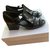Sandal Balenciaga Cuir Noir  ref.319082