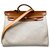 Herbag Hermès Totes Caramello Pelle Tela