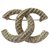 Chanel foderato C D'oro Metallo  ref.319357