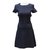 Dior Dress Blu navy Cotone  ref.320098