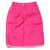 CHANEL PENCIL SKIRT Pink Cotton  ref.320132