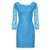 Diane Von Furstenberg Robe en dentelle DvF Zarita bleu clair/turquoise  ref.320222