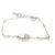 Pulsera de cadena Dior Silver Charm Plata Metal  ref.320316