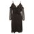 Michael Kors Dark Brown Leopard Print Dress Polyester  ref.320507