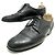 Hermès SCARPE HERMES DERBY BOUTS FLEURIS 42 Scarpe in pelle nera Nero