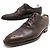 Hermès HERMES RICHELIEU SCARPE CON PUNTA FLOREALE 41 scarpe in pelle marrone