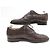 Hermès HERMES RICHELIEU SCARPE CON PUNTA FLOREALE 41 scarpe in pelle marrone - vista 2
