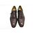 Hermès HERMES RICHELIEU SCARPE CON PUNTA FLOREALE 41 scarpe in pelle marrone - vista 5