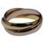 Love cartier, Le Must De Cartier Trinity Ring 18K Gold Ring Gold hardware White gold Yellow gold Pink gold  ref.321445