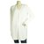 Dondup White Long Sleeves Silky Blouse V Neckline Long Length Top size 40 Viscose  ref.321479