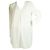 Blusa de seda branca Dondup de mangas compridas decote em V longo tamanho superior 40 Branco - vista 6