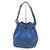 Louis Vuitton Blue Epi Leather Toledo Noe Petit Drawstring Hobo Bag Metal  ref.322364