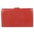 Chanel Red Caviar Leather Timeless CC Logo Long Flap Wallet  ref.322384
