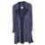 Chanel 7,8K NEW Tweed Coat Navy blue  ref.322509