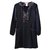 Chloé Dresses Black Multiple colors Silk Wool  ref.322592