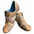 Gianna Meliani Sneakers Beige Golden Leather  ref.322610