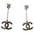 Chanel Earrings Silvery Metal  ref.322678