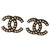 Chanel Brincos Dourado Metal  ref.322682