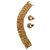 Sublime Christian Lacroix belt and earrings set Golden Metal  ref.322742