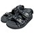 Chanel dad sandals Black Tweed  ref.322982