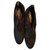 Magnifique paire de chaussures en daim marque Vanessa Bruno Cuir Noir  ref.323013