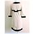 Diane von Furstenberg Caden Baumwolljersey Kleid schwarz creme - Ansicht 2