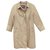 Burberry raincoat woman Buberry vintage sixties t 38 Beige Cotton Polyester  ref.323186