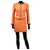 Chanel Mythique tailleur tweed Spring 1994 Orange  ref.323217