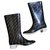 Chanel Boots Black Plastic  ref.323278