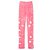 Chanel Pantalones icónicos de Cara Delevingne Rosa Cachemira  ref.323505