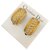 Goldene Dior Ohrringe mit Strasssteinen Metall  ref.323519