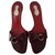 Free Lance Sandals Red Leather  ref.323520