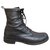 Frye boots model Veronica Combat p 40,5 Black Leather  ref.323546