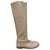 Autre Marque soft boots Shabbies Amsterdam p 36 Beige Leather  ref.323608