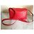 Borsa a tracolla Givenchy Obsedia in pelle martellata rossa Rosso - vista 5