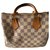 Louis Vuitton Speedy 25 Damier Azur Beige Leather  ref.323773