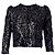 Robert Rodriguez Giacca corta con paillettes Metallico
