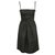 Dolce & Gabbana Vestido de noite preto Linho  ref.324470