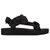 Loeffler Randall Maisie Sportliche Sandalen aus schwarzem Baumwoll-Canvas Leinwand  ref.324801