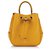 Mulberry Yellow Small Hampstead Leather Bucket Bag Pony-style calfskin  ref.324889