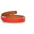 Hermès Cinturón Hermes Orange Epsom Kelly Dorado Naranja - vista 3
