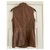 Uterque Perforierte Lederjacke Gr. M oder 28 Braun  - Ansicht 2