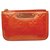 Louis Vuitton Pochette porte-clés Monogram Vernis Orange Pochette Cles NM Porte-clés  ref.326362