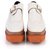 Stella Mc Cartney Zapatos brogue blancos con plataforma y cuña Elyse de Stella McCartney Sintético Polipiel  ref.327568