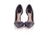 Christian Dior Chrisitan Dior Tri Color Woven Songe Pointed Toe D'orsay Pumps Blue Navy blue Leather  ref.327623